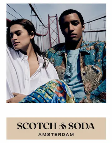 SCOTCH ＆SODA の衣装を着る男女